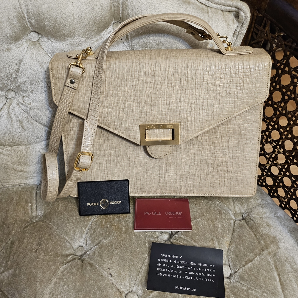 PASCALE CROCHON 2 WAY BAG MADE IN PARIS